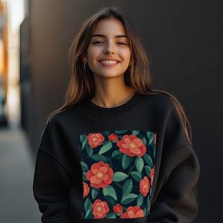 Sudadera Camiseta de flor