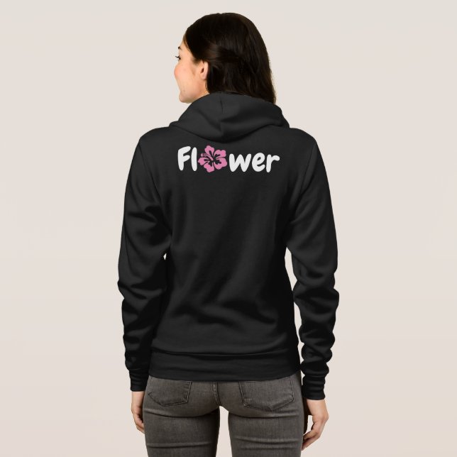 Sudadera Camiseta de flores (Reverso completo)