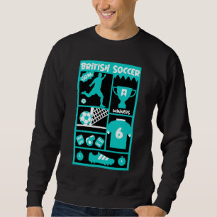 Sudadera Camiseta de fútbol británica