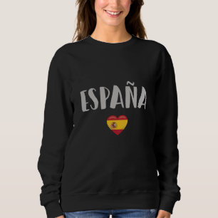 Sudadera Camiseta de fútbol de España Bandera