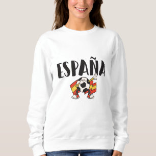 Sudadera Camiseta de Fútbol de España Bandera