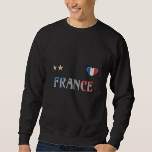 Sudadera Camiseta de fútbol de Francia Fan Bandera de Franc