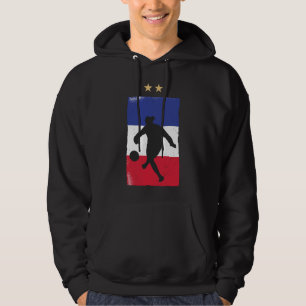 Sudadera Camiseta de fútbol de Francia Fan Bandera francesa