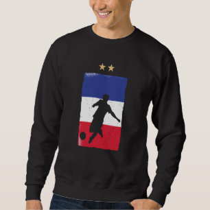 Sudadera Camiseta de fútbol de Francia Fan Bandera Francesa