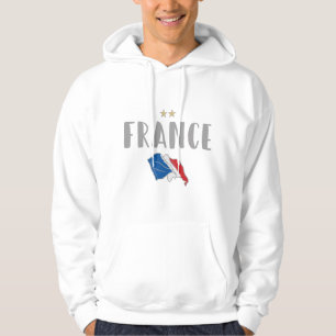 Sudadera Camiseta de fútbol de Francia para aficionados a l