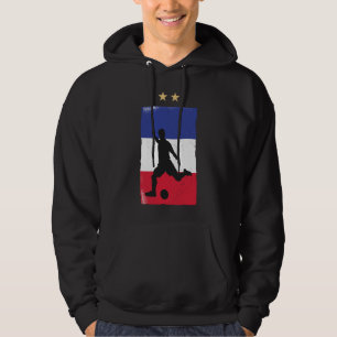 Sudadera Camiseta de fútbol de Francia para aficionados con