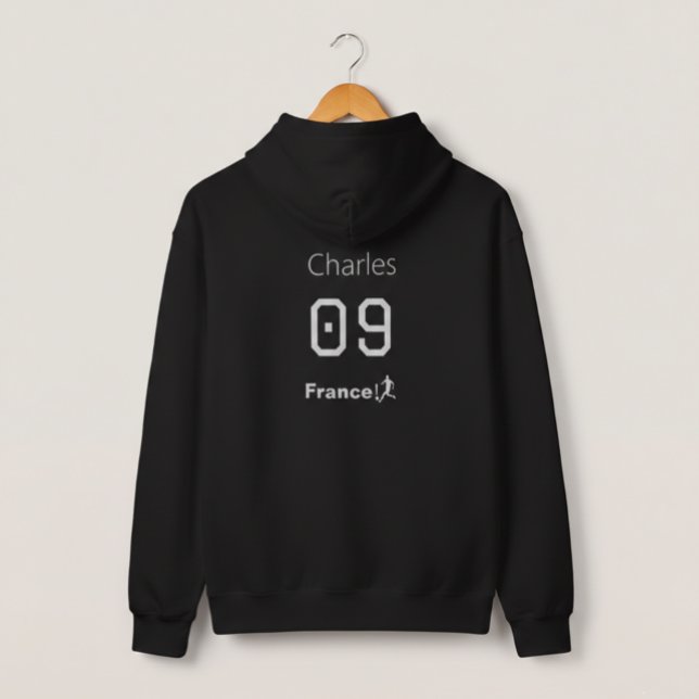 Sudadera Camiseta de fútbol de Francia personalizada con no (Subido por el creador)