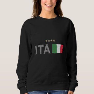 Sudadera Camiseta de fútbol de Italia Bandera