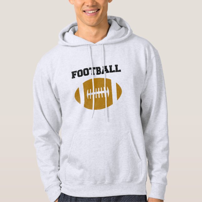 Sudadera Camiseta de fútbol estadounidense (Anverso)