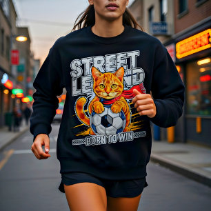 Sudadera Camiseta de fútbol para gatos Street Legend para a