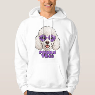 Sudadera Camiseta de Gafas de Sol de Perro Divertidas Vibra