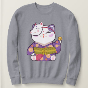 Sudadera Camiseta De Gato Afortunado
