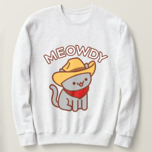 Sudadera Camiseta de gato divertida - "MEOWDY"