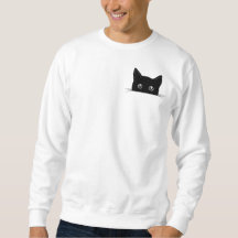 Camiseta de gato, gato escondido en camiseta de bo