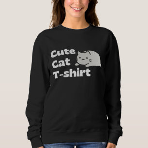 Sudadera Camiseta de gato lindo – regalo adorable para mamá