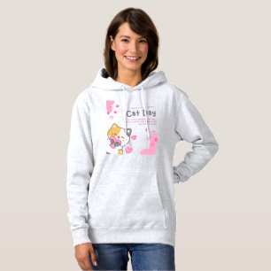 Sudadera Camiseta de gato para mujeres