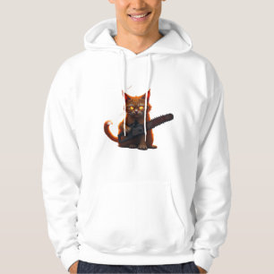 Sudadera camiseta de gatos de la sierra de Chainville