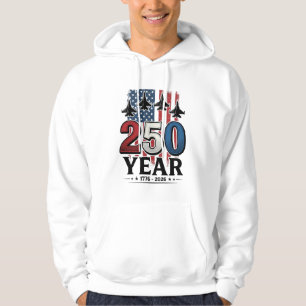 Sudadera Camiseta de grabado vintage jet patriota de 250 añ