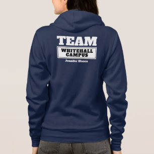 Sudadera Camiseta de grupo o familia personalizada Team Whi