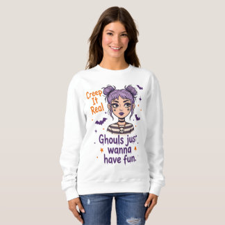Sudadera Camiseta de Halloween Creep It Real, Noche de Chic