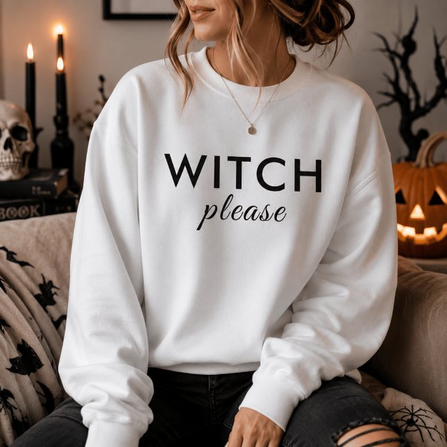 Sudadera Camiseta de Halloween Modern Witch Please – Camise (Subido por el creador)
