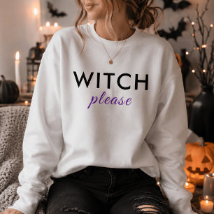 Sudadera Camiseta de Halloween Modern Witch Please – Tee de