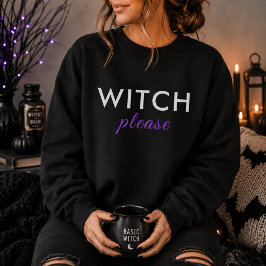 Sudadera Camiseta de Halloween Modern Witch Please – Tee de
