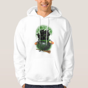 Sudadera Camiseta de Halloween para brujas de gato negro