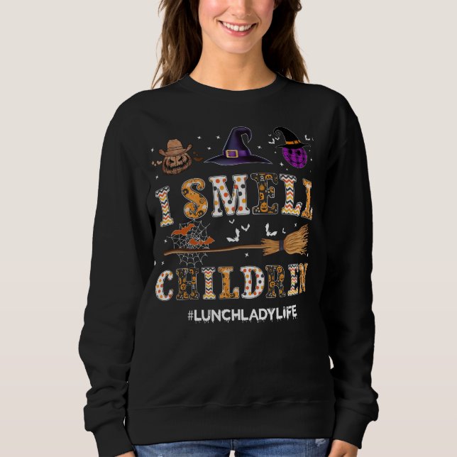 Sudadera Camiseta de Halloween para Dama de la Comida 'Huel (Anverso)