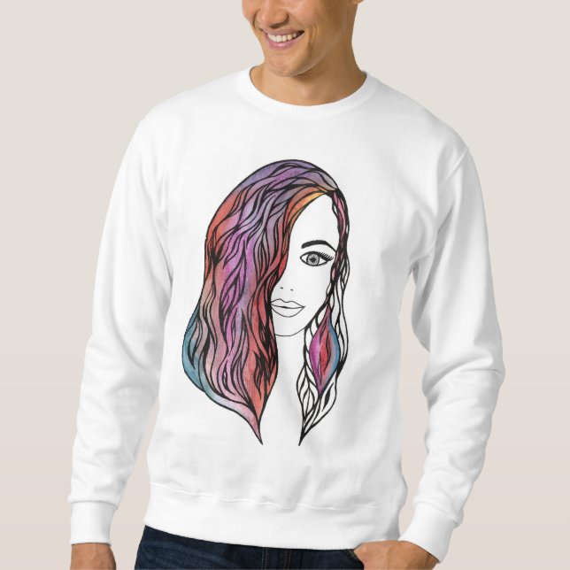 Sudadera Camiseta de hombres con una foto (Anverso)