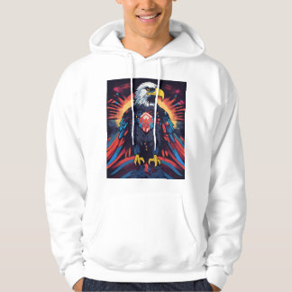 Sudadera Camiseta De Hoodie Impresa De Águila