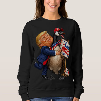 Sudadera Camiseta de humor político divertida de Trump abra