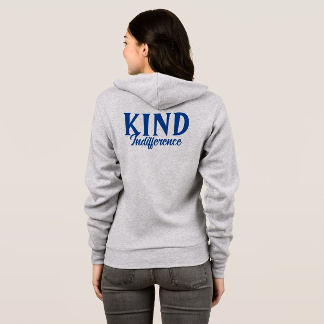 Sudadera Camiseta de indiferencia (Reverso completo)