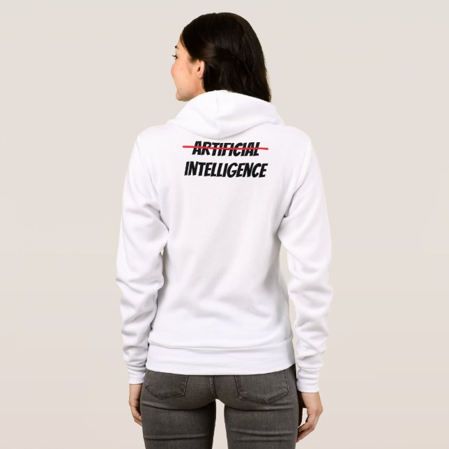 Sudadera Camiseta de inteligencia artificial (Reverso completo)