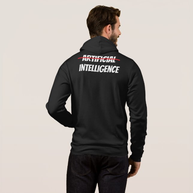 Sudadera Camiseta de inteligencia artificial (Reverso completo)
