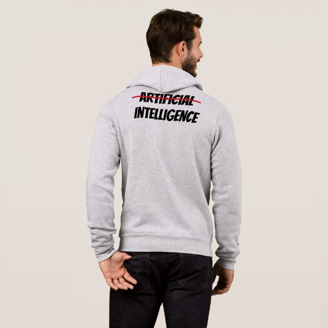 Sudadera Camiseta de inteligencia artificial (Reverso completo)