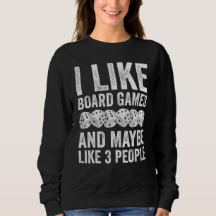 Sudadera Camiseta de Juegos de Mesa Me Gustan los Juegos de
