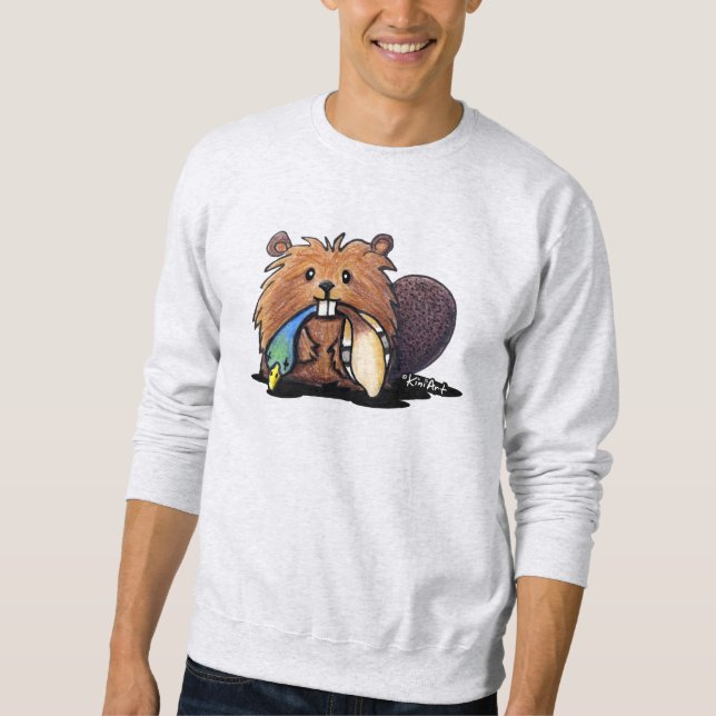 Sudadera Camiseta de KiniArt Beaver II (Anverso)