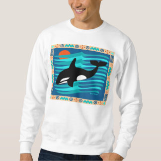 Sudadera Camiseta de la ballena de la orca