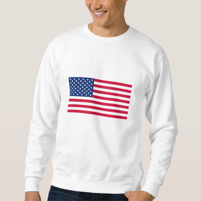Sudadera Camiseta de la bandera americana (Anverso)