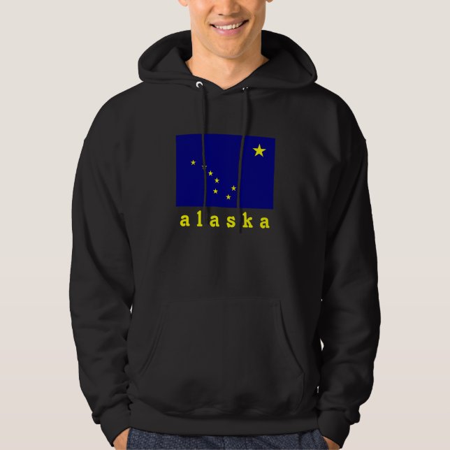Sudadera Camiseta de la bandera de Alaska (Anverso)