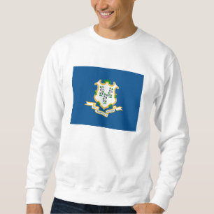 Sudadera Camiseta de la bandera de Connecticut