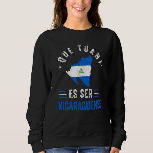 Sudadera Camiseta de la bandera de Nicaragua Nicaragüense N