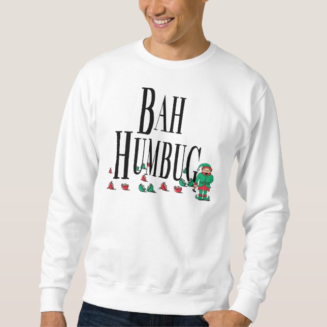 Sudadera Camiseta de la camiseta de Bah Bumbug (Anverso)