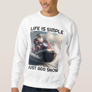 SUDADERA CAMISETA DE LA CAMISETA DE LOS AMANTES DE NIEVE-MO