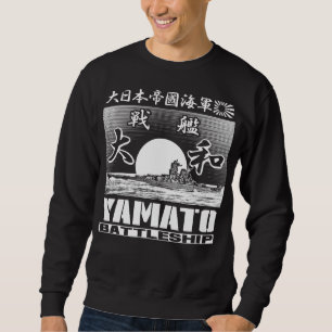 Sudadera Camiseta de la camiseta de Yamato del acorazado