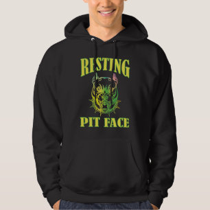 Sudadera Camiseta de la cara del pozo en reposo