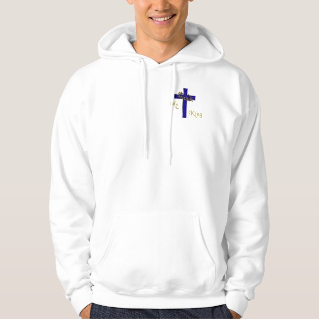 Sudadera Camiseta de la Cruz Cristiana de mi Rey (Anverso)