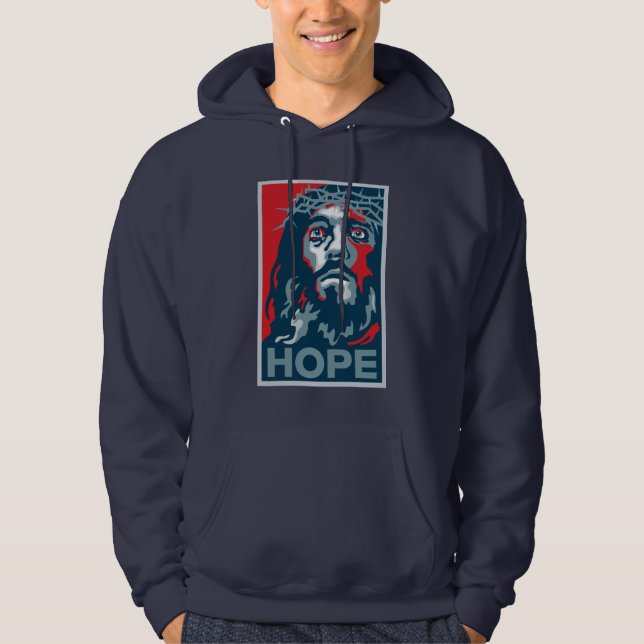 Sudadera Camiseta de la esperanza de Jesús (Anverso)