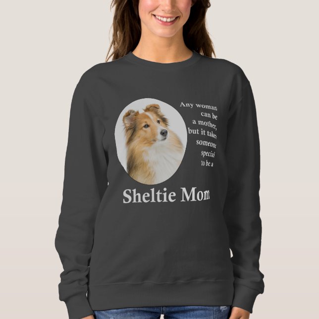 Sudadera Camiseta de la mamá de Sheltie (Anverso)